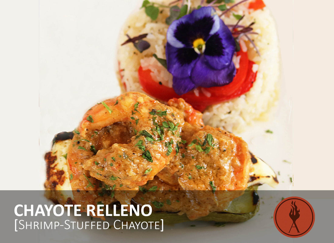 Chayote Relleno (Shrimp-Stuffed Chayote)